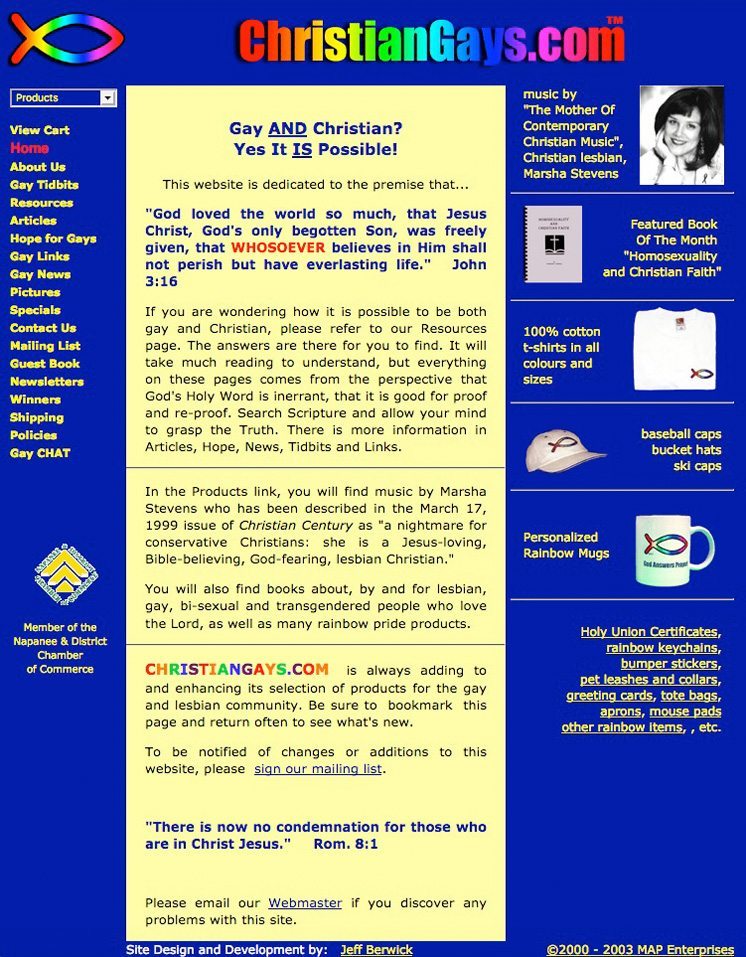 Christian Gays Original Home Page